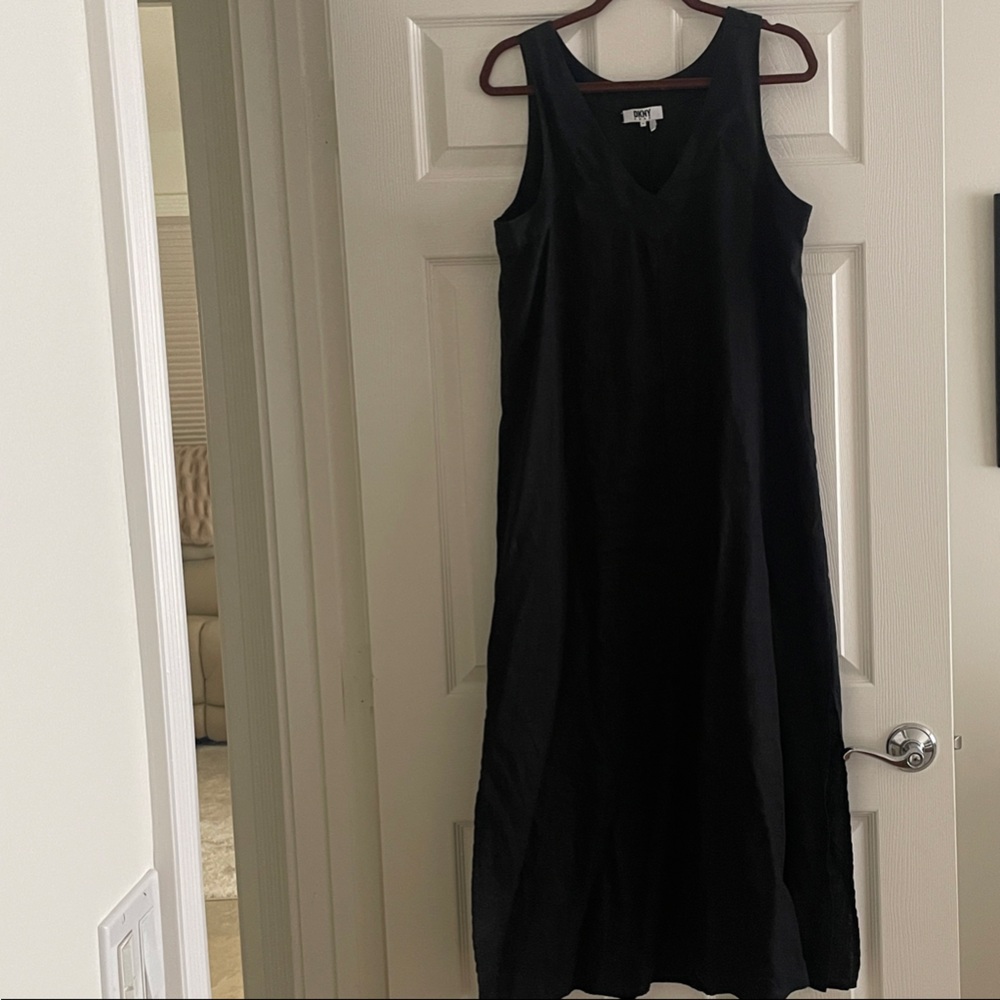 DKNY Black Maxi Dress
